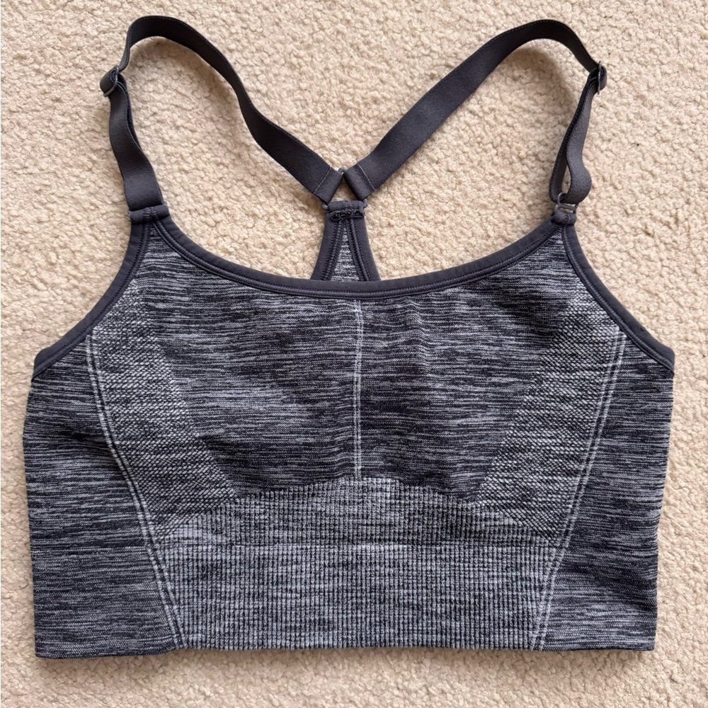 Women's Cami Sports Bra All In Motion heathered black M target NWOT